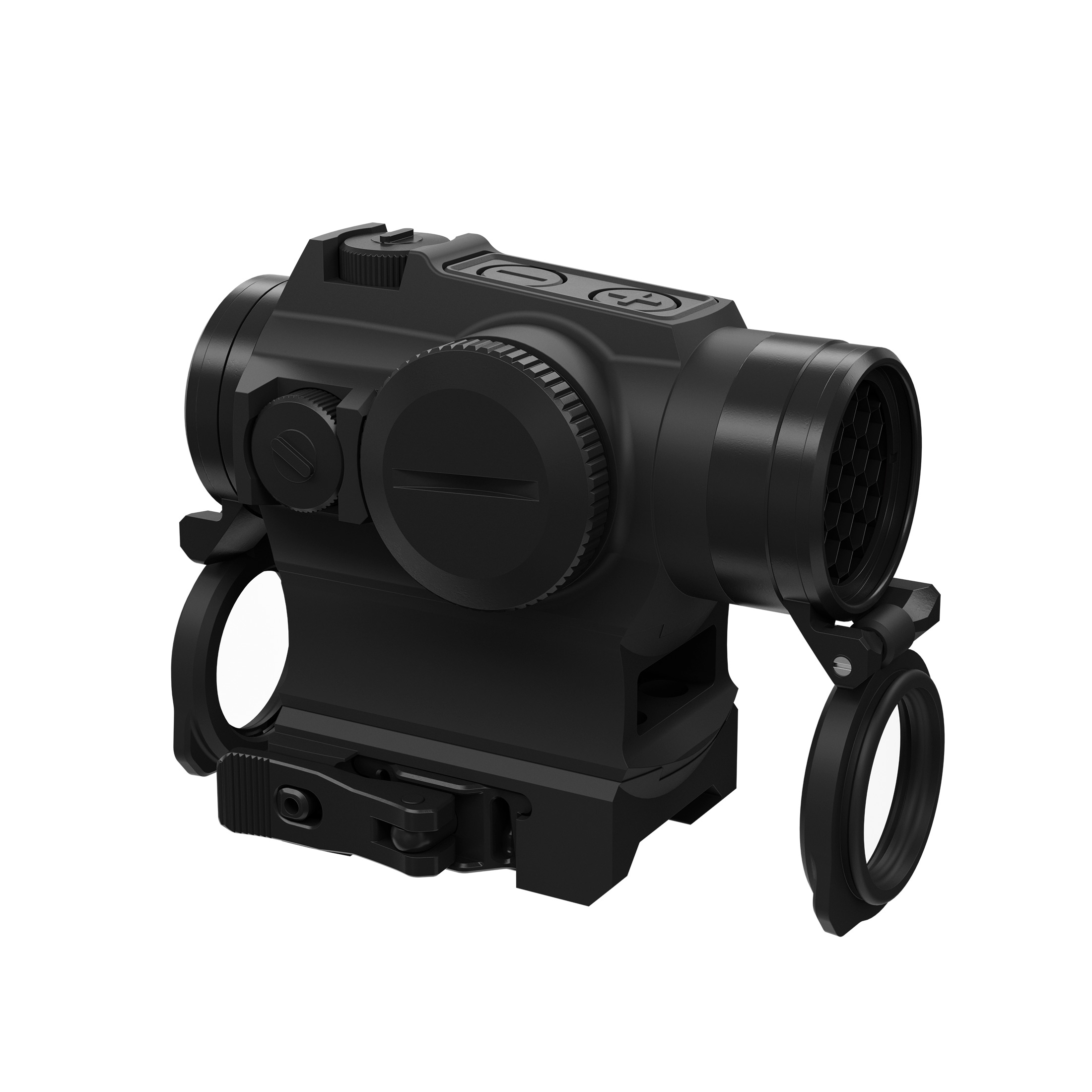 Holosun ELITE Grünpunktvisier HE515G-M-GR mit wechselbarem Absehen zwischen Punkt und Kreis