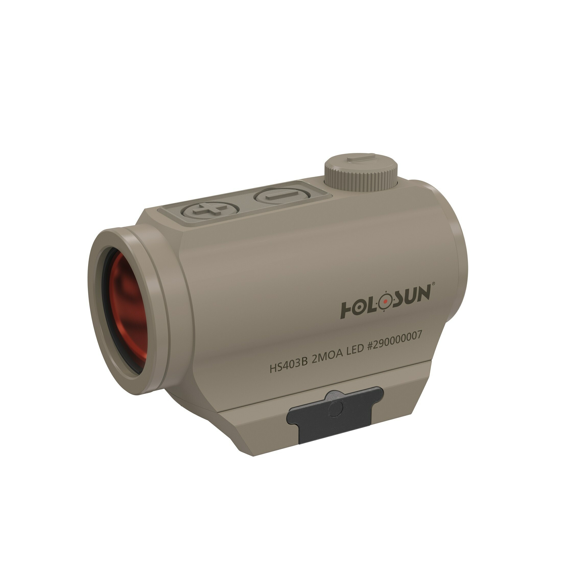 Holosun HS403B-FDE Microdot Rotpunkt Visier mit 2MOA Punkt Absehen, FDE, Picatinny/Weaver Schiene,…