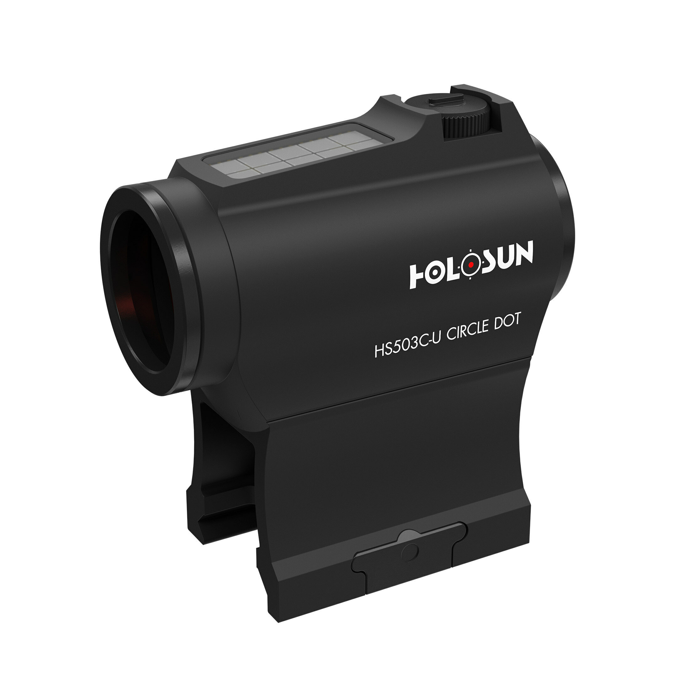 Holosun Rotpunktvisier HS503C-U-BLACK mit wechselbarem Absehen zwischen Punkt und Kreis