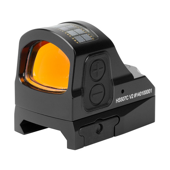 Holosun HS507C-V2 Offenes Reflex Rotpunktvisier + wechselbarem 2MOA Punkt, 32MOA Kreis Absehen  Sol…
